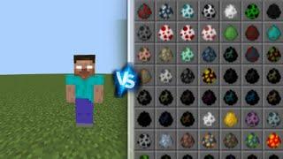 HEROBRINE VS Fulls Mobs Addons In Minecraft PE Mobilevideo!