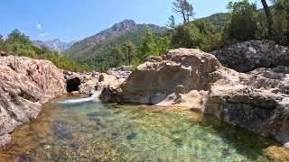 Rivière du Fango - Manso - Rivières corses sauvages - Bruit de la rivière - Corse - 5K