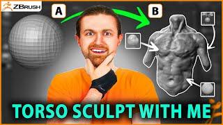 Sculpting The Torso - Step By Step Live