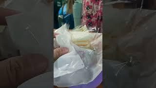 Sandwich, from my Taiwanese friend! My Navigating Life In Taiwan #lifeintaiwan #expatlife #friends