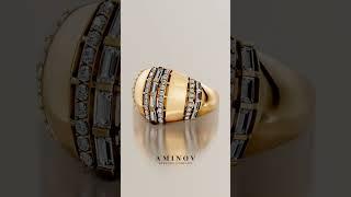 Aminov 14K Gold & Natural Diamonds Ring