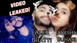 Alex Bhatti kissing leak with aysha bukhari Leaked Alex bhatti