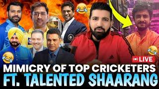 Mimicry of your favorite cricketers & commentators by Shaarang |PAK vs WI Test,IND vs ENG T20 squads