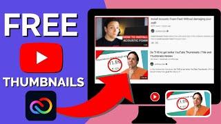 Adobe Express Tutorial | FREE YouTube Thumbnail Maker!