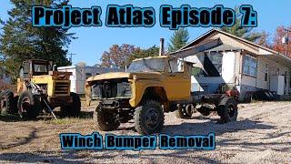 Project Atlas Episode 7: Winch Bumper Removal@Kroil