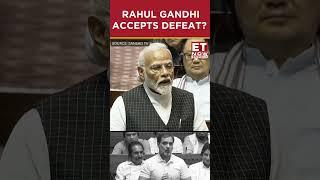 Will Rahul Gandhi Accept His Defeat Against PM Modi? | #etnow #pmmodi #rahulgandhi #shorts