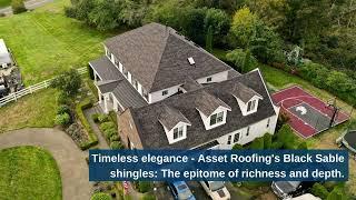 Black Sable Shingle Roofing in Seattle by Asset Roofing Company