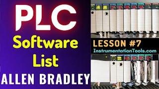 PLC Training 7 - Allen Bradley PLC Software List