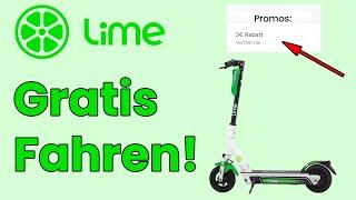 GRATIS LIME E-SCOOTER FAHREN! (5€ Freifahrt)