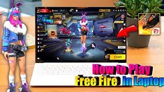 How to play free fire in laptop || how to play ff in laptop