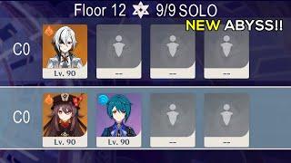 [SOLO] C0 Arlecchino & C0 Hu Tao + C6 Xingqiu DUO | Spiral Abyss 5.0 Floor 12 | Genshin Impact