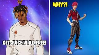 DISAPPOINTING NEWS.. (Fortnite Juice Wrld Skin)