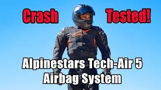 CRASH TESTED With Data Analysis: Alpinestars Tech-Air 5 Review