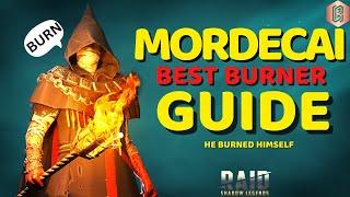 Mordecai - BEST HP Burn Epic Build - Complete Guide and Masteries | Raid: Shadow Legends