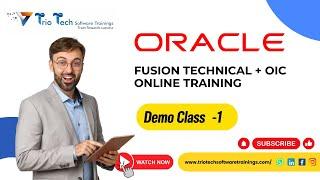 Oracle Fusion Technical +OIC Online Training Demo Class 1 |  Oracle Integration Cloud Course