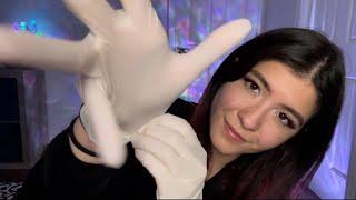 Purely Latex Gloves Sounds [no talking] ASMR  White gloves 