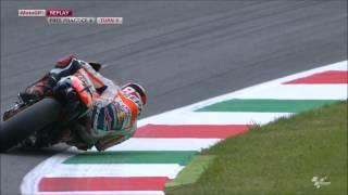 Marquez Elbow below Knee 3rd Gear Corner 170kph