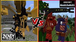 Bendy and the Ink Machine VS Bigger Problems Addon [BOSS BATTLE] (Minecraft PE)