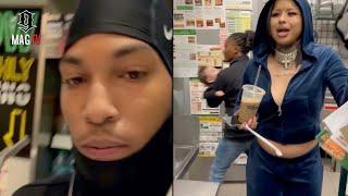 "Dats My F**kin Son" Ronny Confronts Chrisean At The Mall & Things Go Left! 