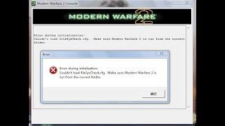 SOLUCION - Error COD Modern Warfare 2: Couldn´t load fileSysCheck.cfg___y el error: location.txt