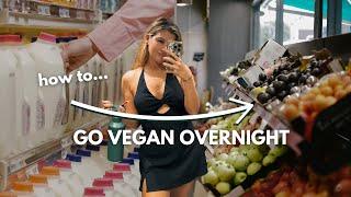 how to go vegan overnight ️ (5 step checklist!! )