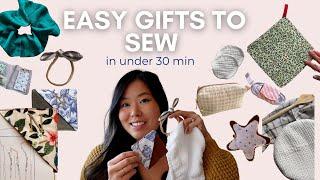 Ep 1 | 10 Easy and Quick Last Minute Sewing Projects you can make in under 30 min | DIY Gift Ideas