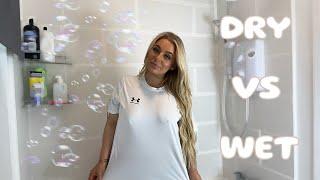 (2024) Transparent Dry vs. Wet | Try on Haul [4K]