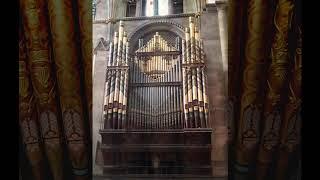 Purcell Voluntary for Double Organ: Peter Dyke at Hereford Cathedral