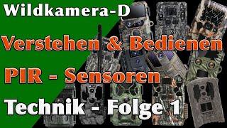 Wildkamera verstehen und bedienen  PIR Sensor