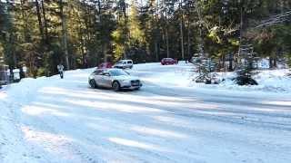 2013 Audi A6 Allroad Quattro in snow, drift