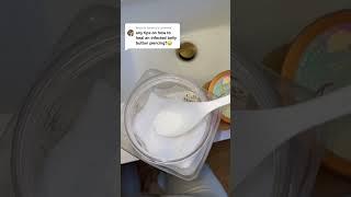 How to clean belly piercing with what you have at home!