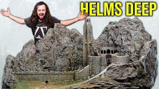 The BIGGEST wargaming board in YouTube History! Helms Deep Lord of the Rings Warhammer Scenery