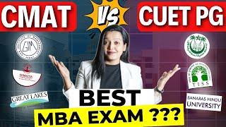 CMAT vs CUET PG Complete Overview | Easy Exam With Top Colleges ?? | CMAT 2024 Top Colleges #mba