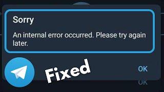 How to Fix Telegram An Internal Error Occurred Please Try Again Later Problem In iPhone