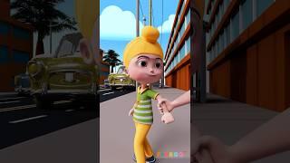 How to Cross the Road | ਸੜਕ ਨੂੰ ਕਿਵੇਂ ਪਾਰ ਕਰਨਾ ਹੈ #animation #kids #pinkootv #cartoon
