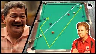 Efren Reyes shows his mastery in safety battle.