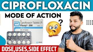 Ciprofloxacin Mode of Action,Uses,Dose & Side Effects In Hindi