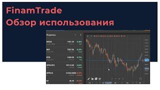 FinamTrade Обзор использования / Московская биржа инвестиции и трейдинг через брокер Финам