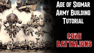 How to Use Core Battalions - For the Discerning General