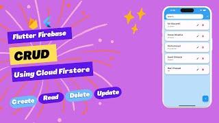 Flutter Firebase CRUD Using Cloud Firestore || Flutter Firebase CRUD (create read update delete)