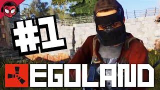 ESTAMOS EN EGOLAND!! MI PRIMER DÍA EN EL SERVER | Rust