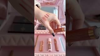  Unboxing and Swatching Charlotte Tilbury Pillow Talk Dreams Come True Chest 🩷 part 2 #beauty