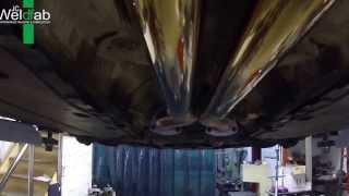 Audi RS4 Custom JC Weldfab exhaust system