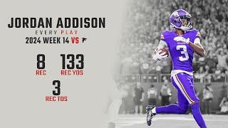 Jordan Addison Week 14 Replay: Every Target and Catch vs Atlanta Falcons