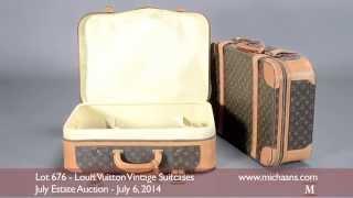 Louis Vuitton Vintage Suitcases