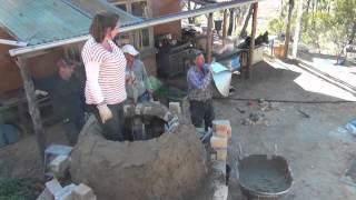 How we built the Rosby wood fired pizza/bread oven  - August 2014
