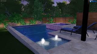 Enderle Original Pool - Designed by Mike Livingston - Cody Pools