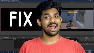 [SOLVED] OBS studio mode preview showing BLACK screen in Hindi