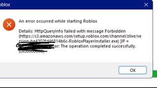 How to fix Roblox error code 0x00000000