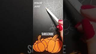 What to draw for Halloween How to draw a spider Drawing for kids Что нарисовать на Хэллоуин